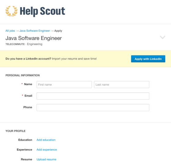 职业页面示例-帮助scout
