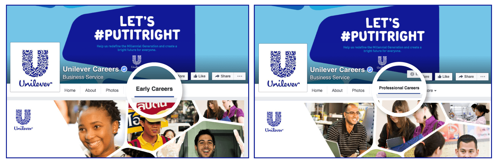 职业生涯第101页|Unilever Facebook职业页面